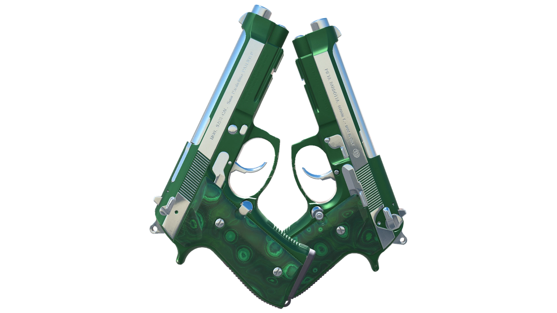 Polished Malachite image