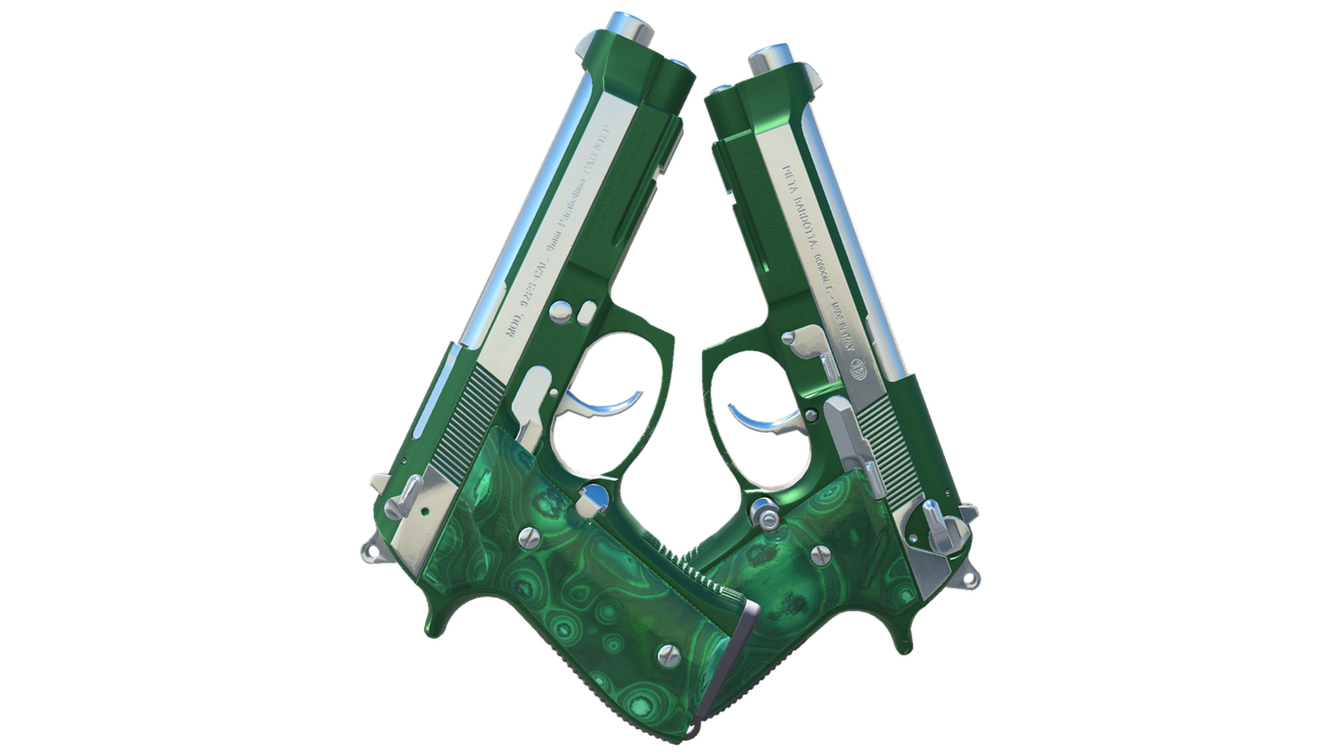 Polished Malachite image