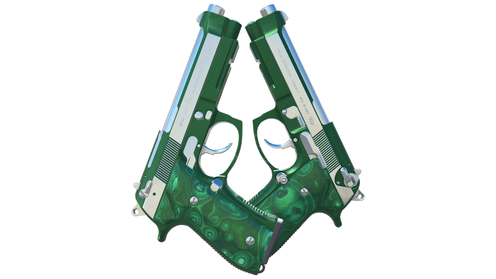 Polished Malachite image