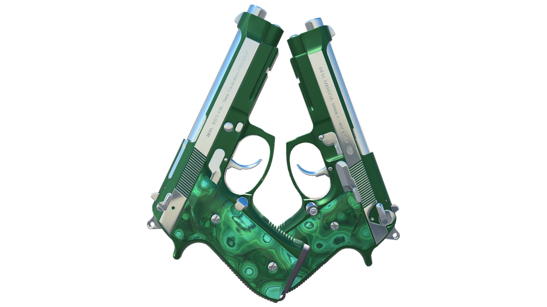 Polished Malachite image