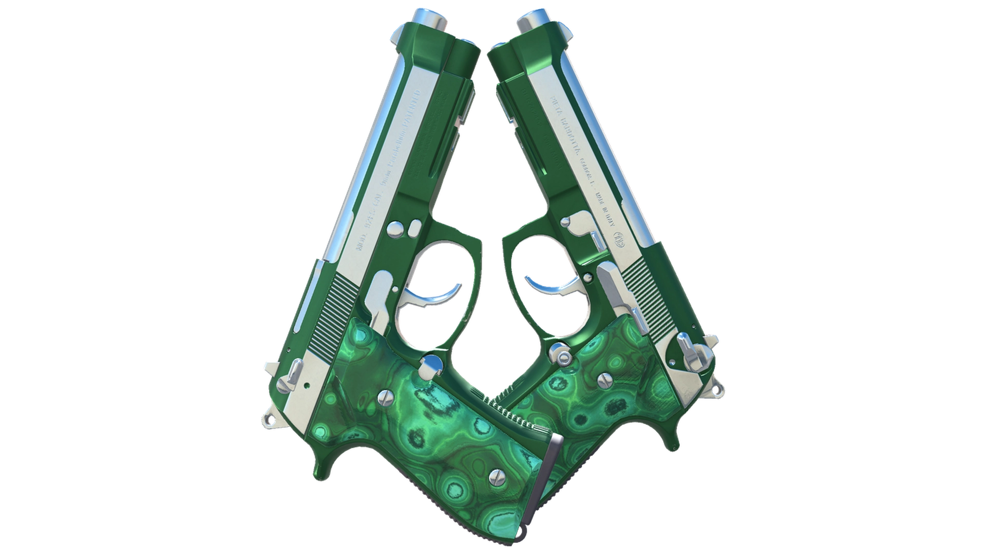 Polished Malachite image