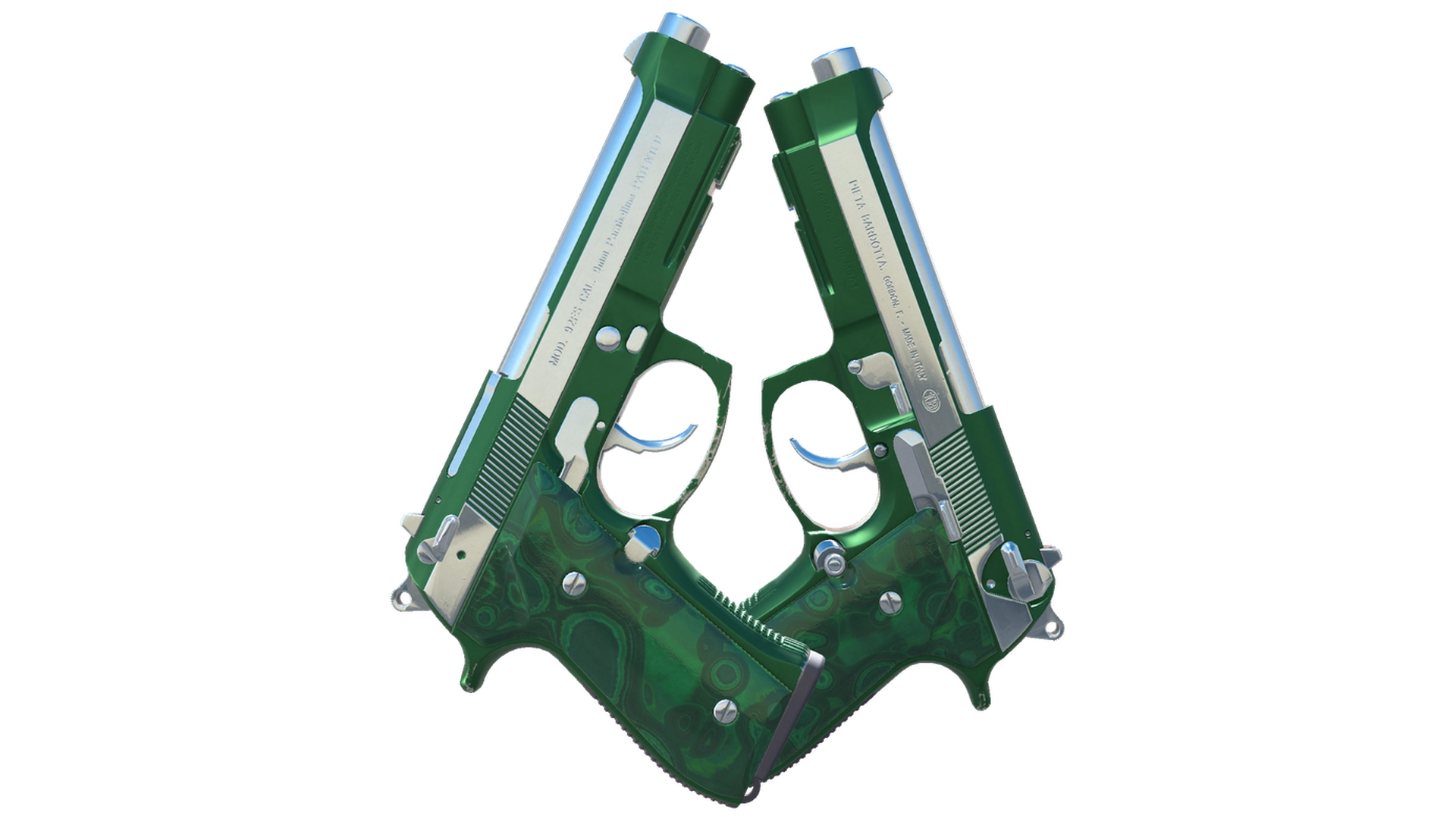 Polished Malachite image