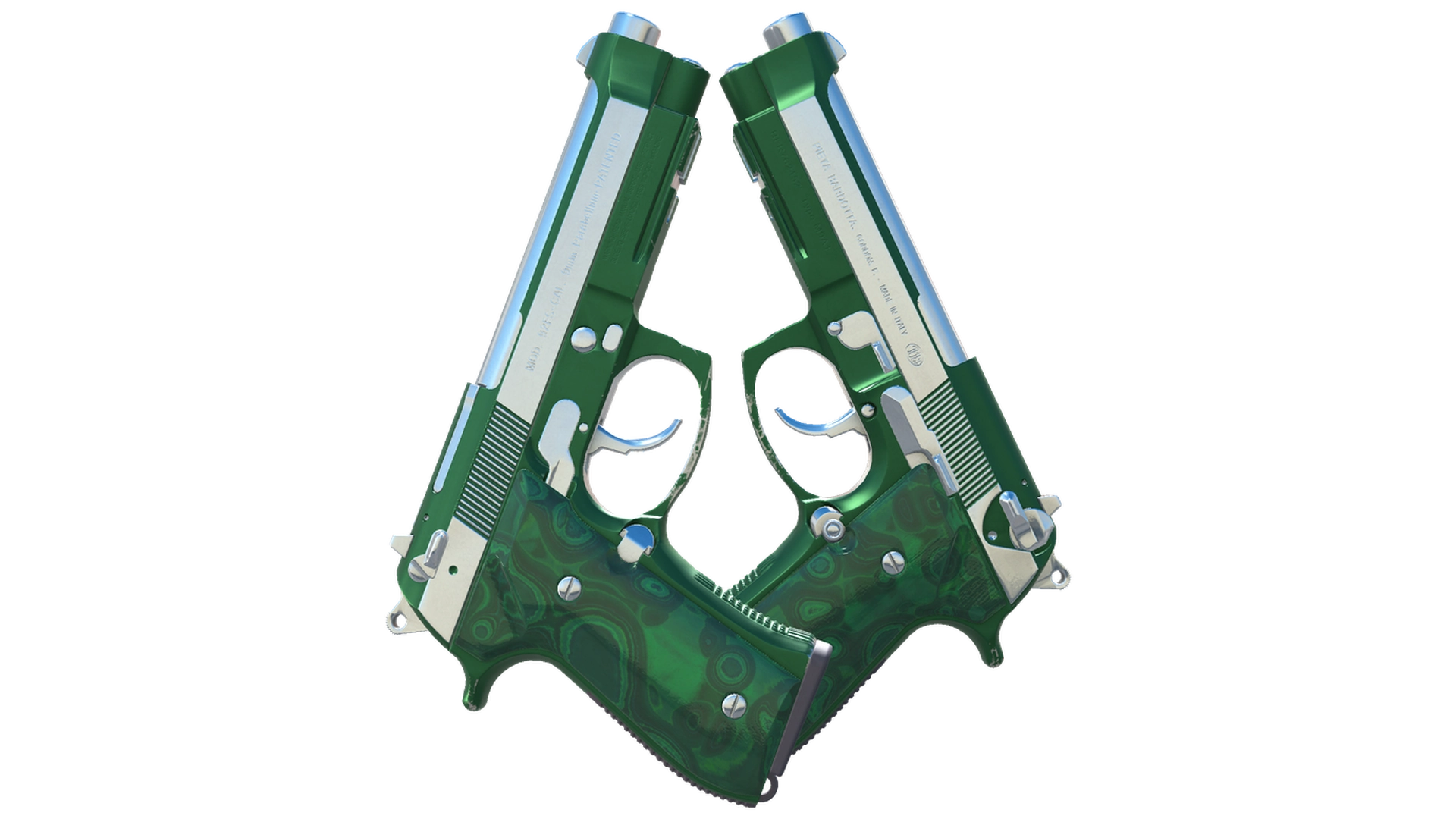 Polished Malachite image