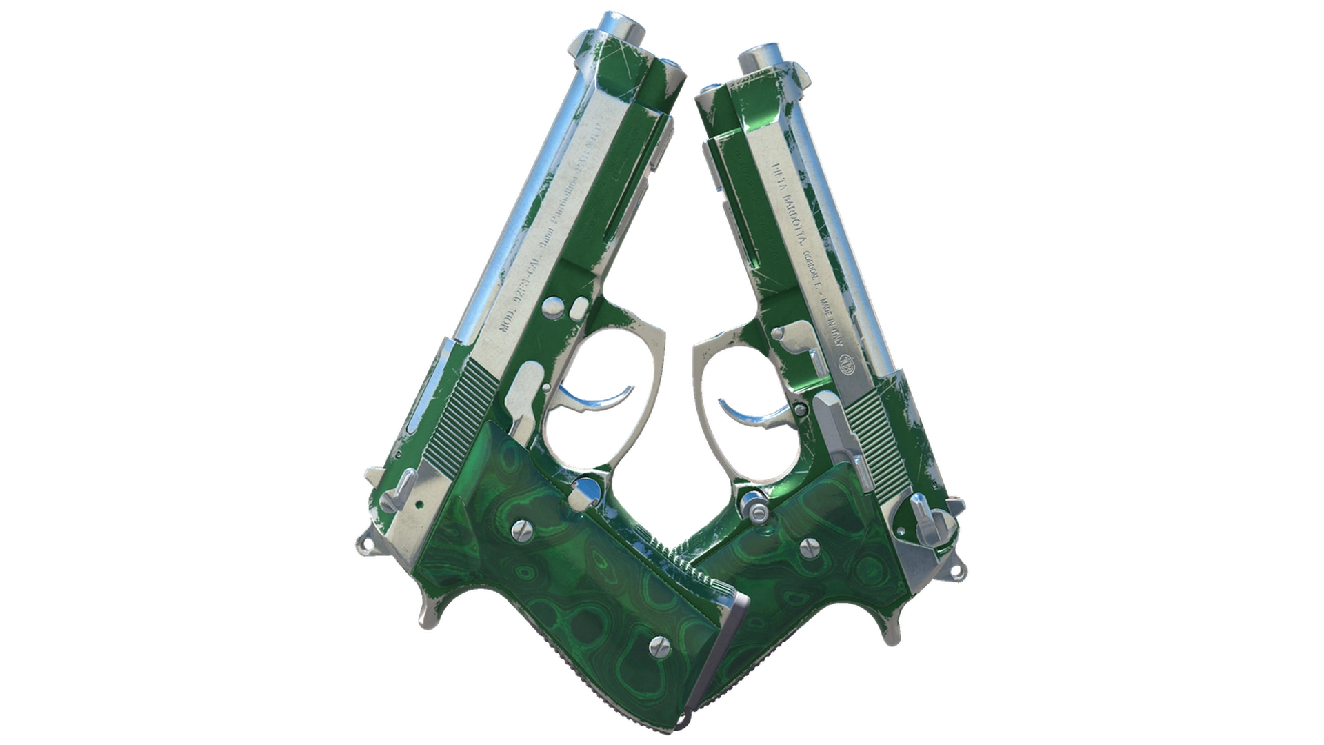 Polished Malachite image