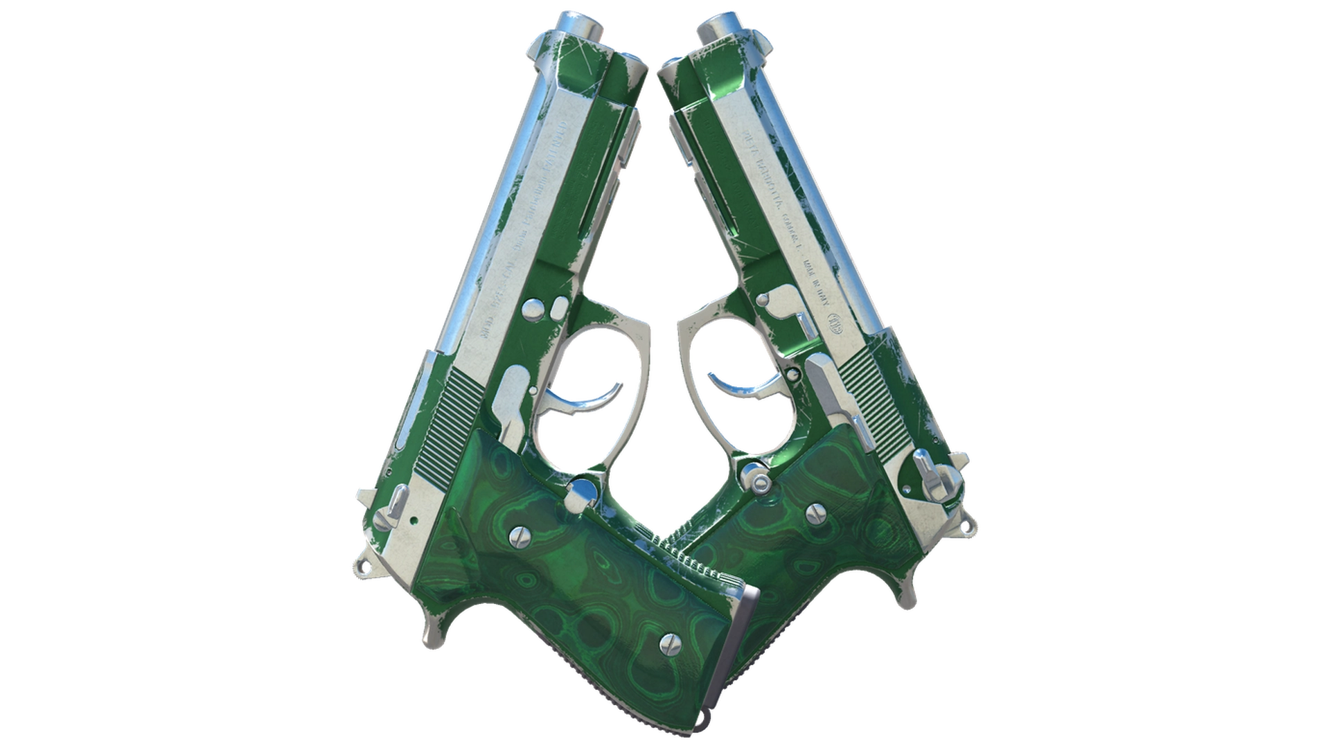 Polished Malachite image