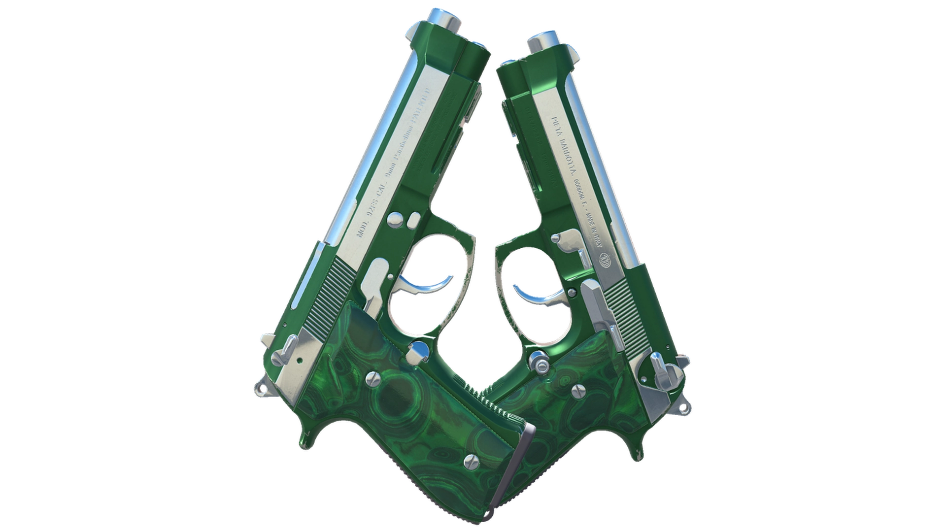 Polished Malachite image