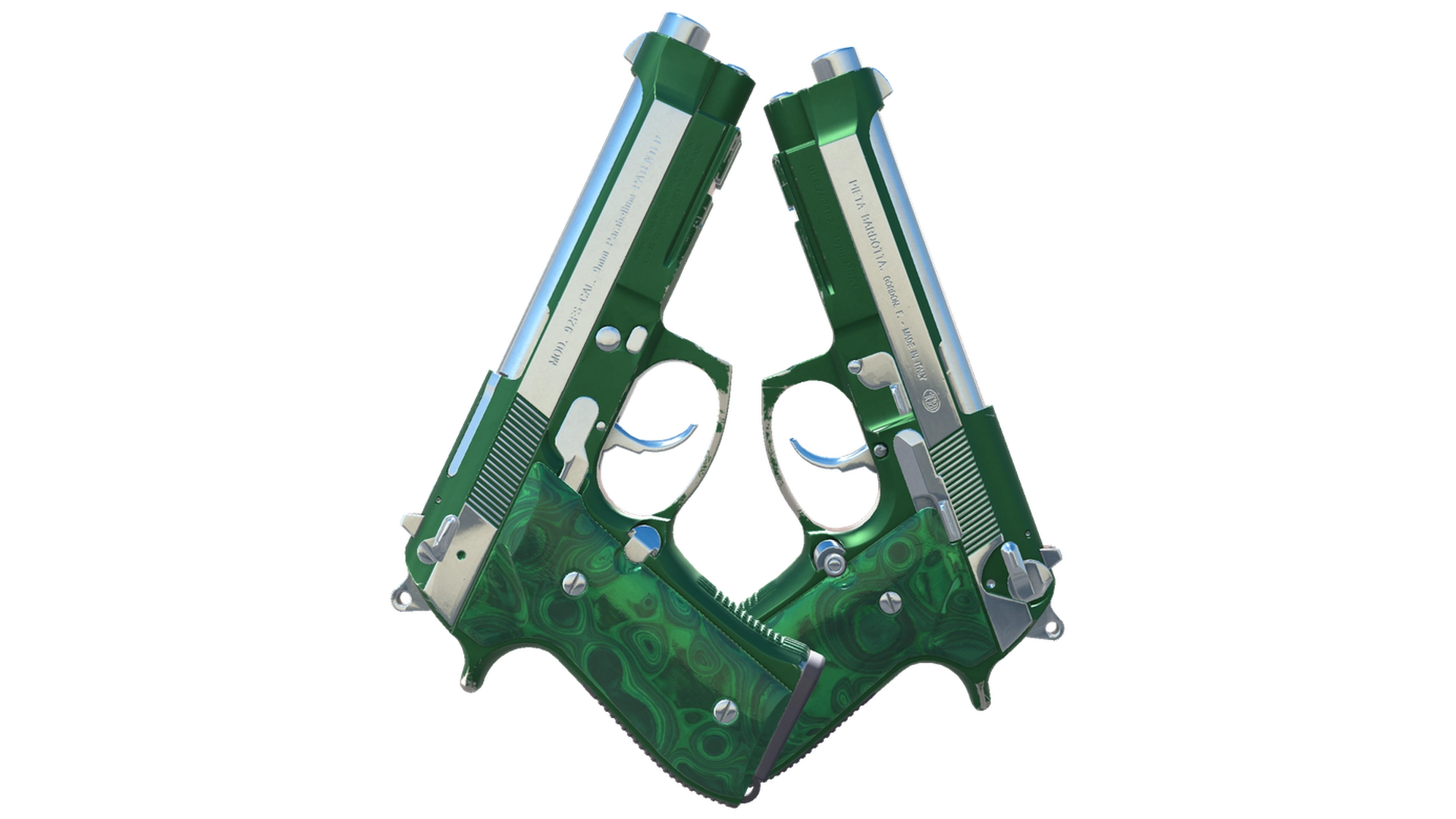 Polished Malachite image