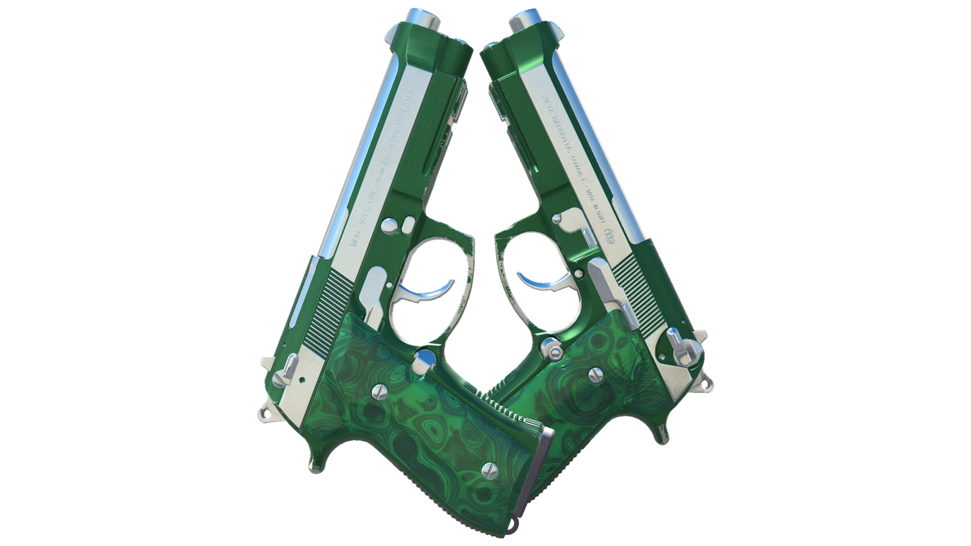 Polished Malachite image