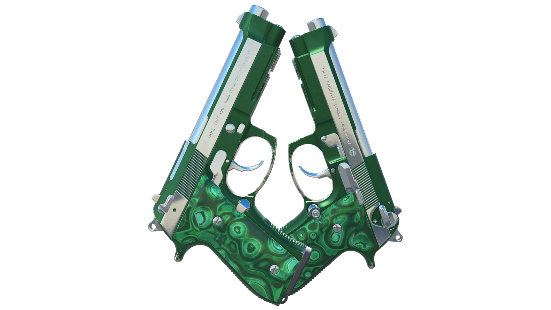 Polished Malachite image
