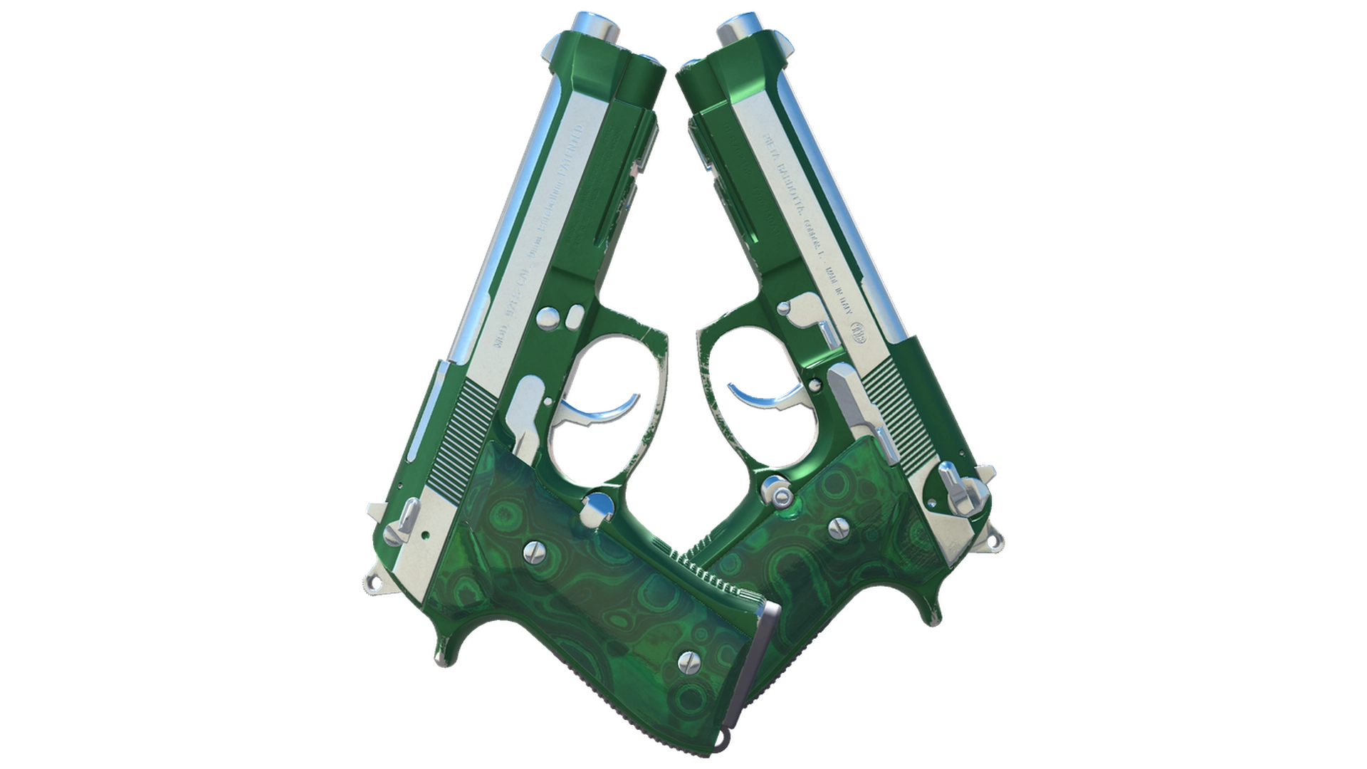 Polished Malachite image