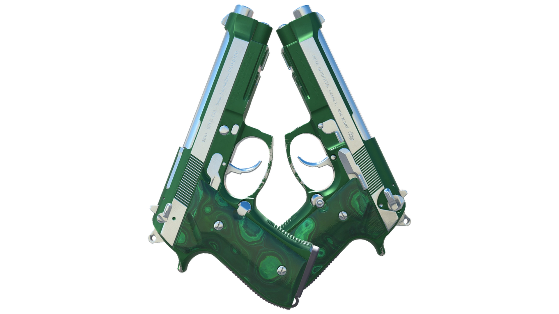Polished Malachite image