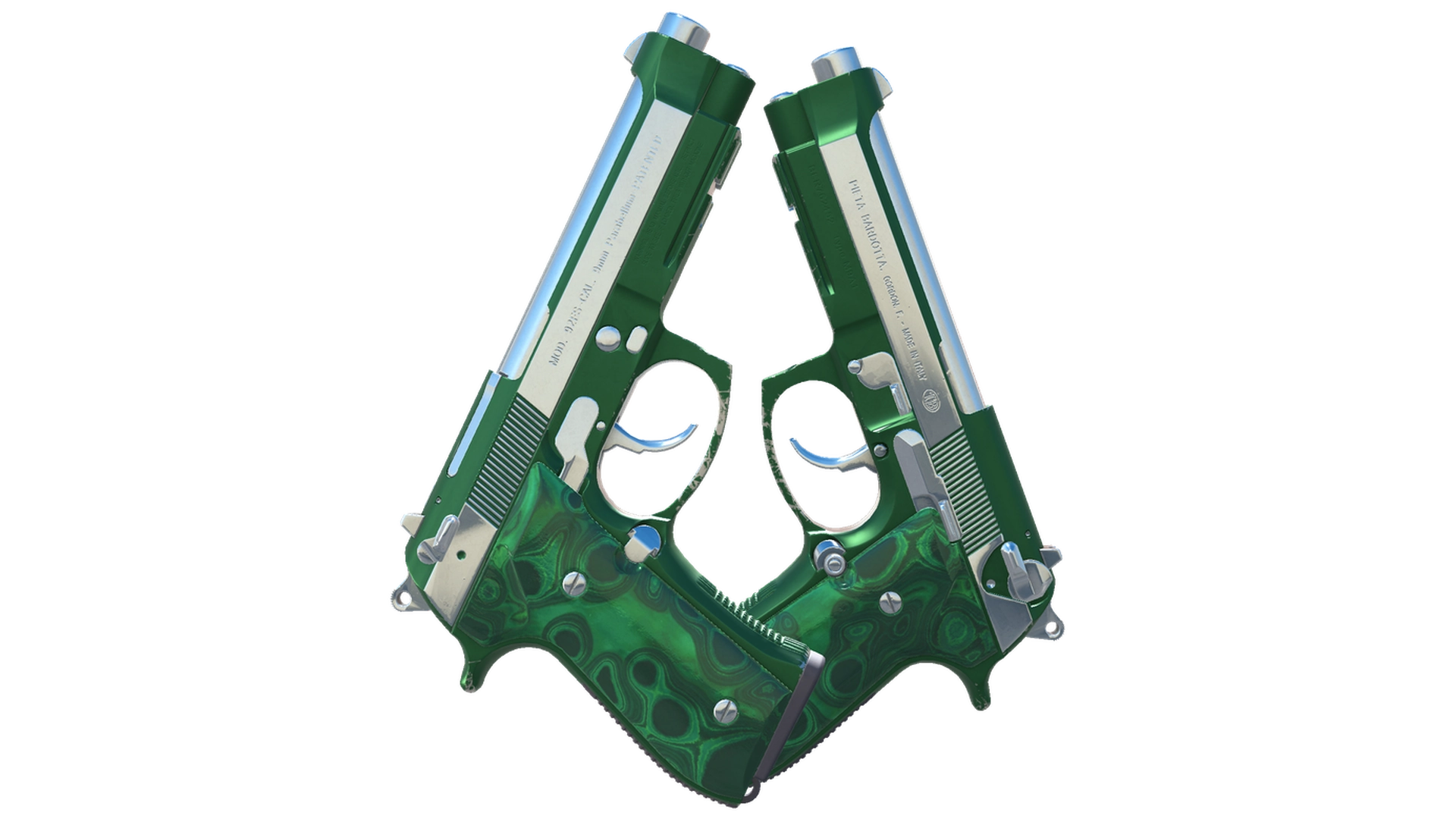 Polished Malachite image