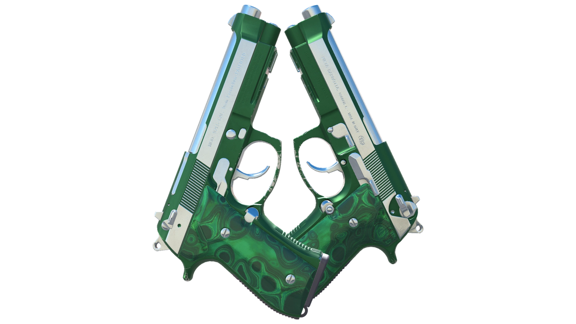 Polished Malachite image