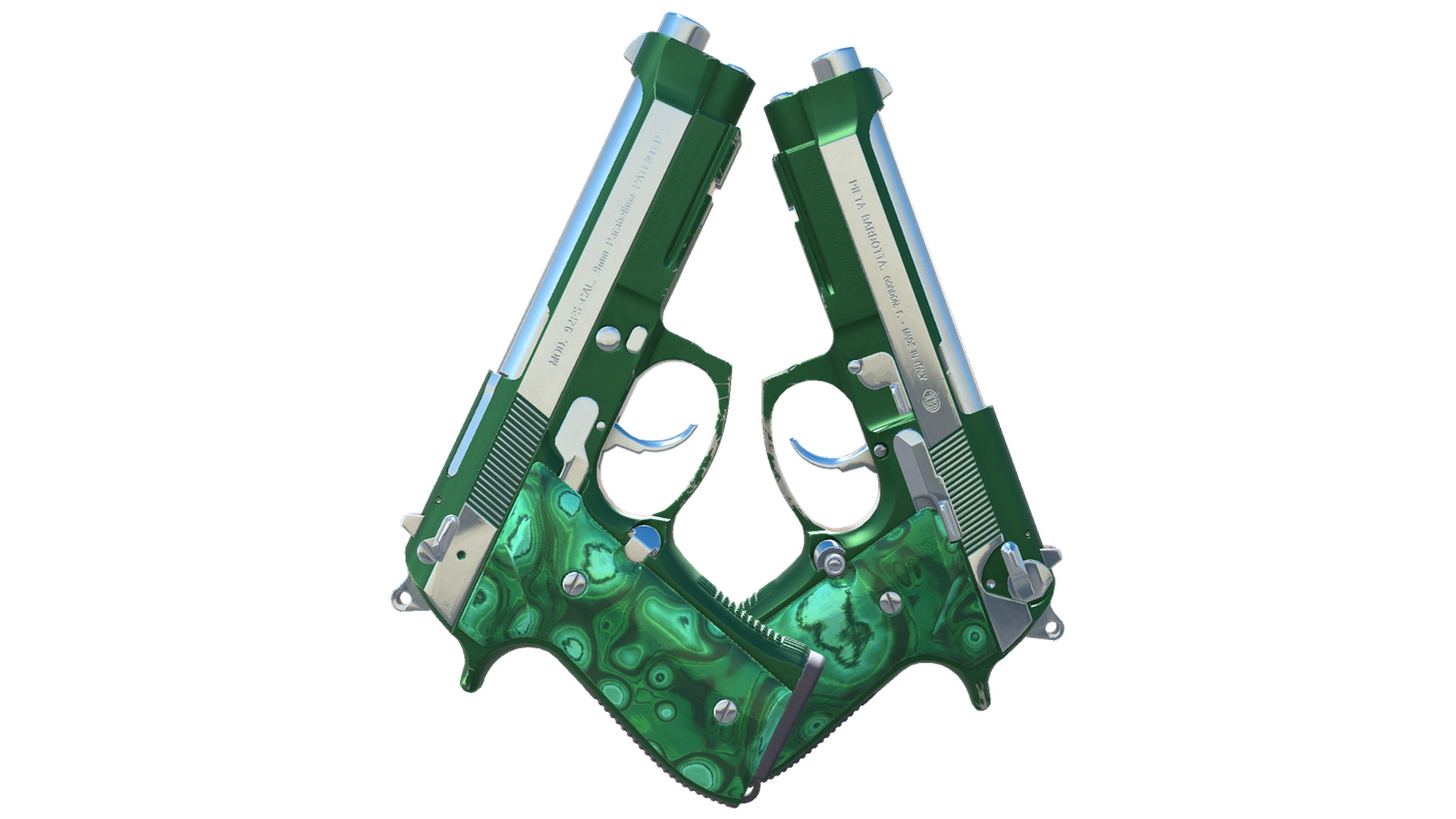 Polished Malachite image
