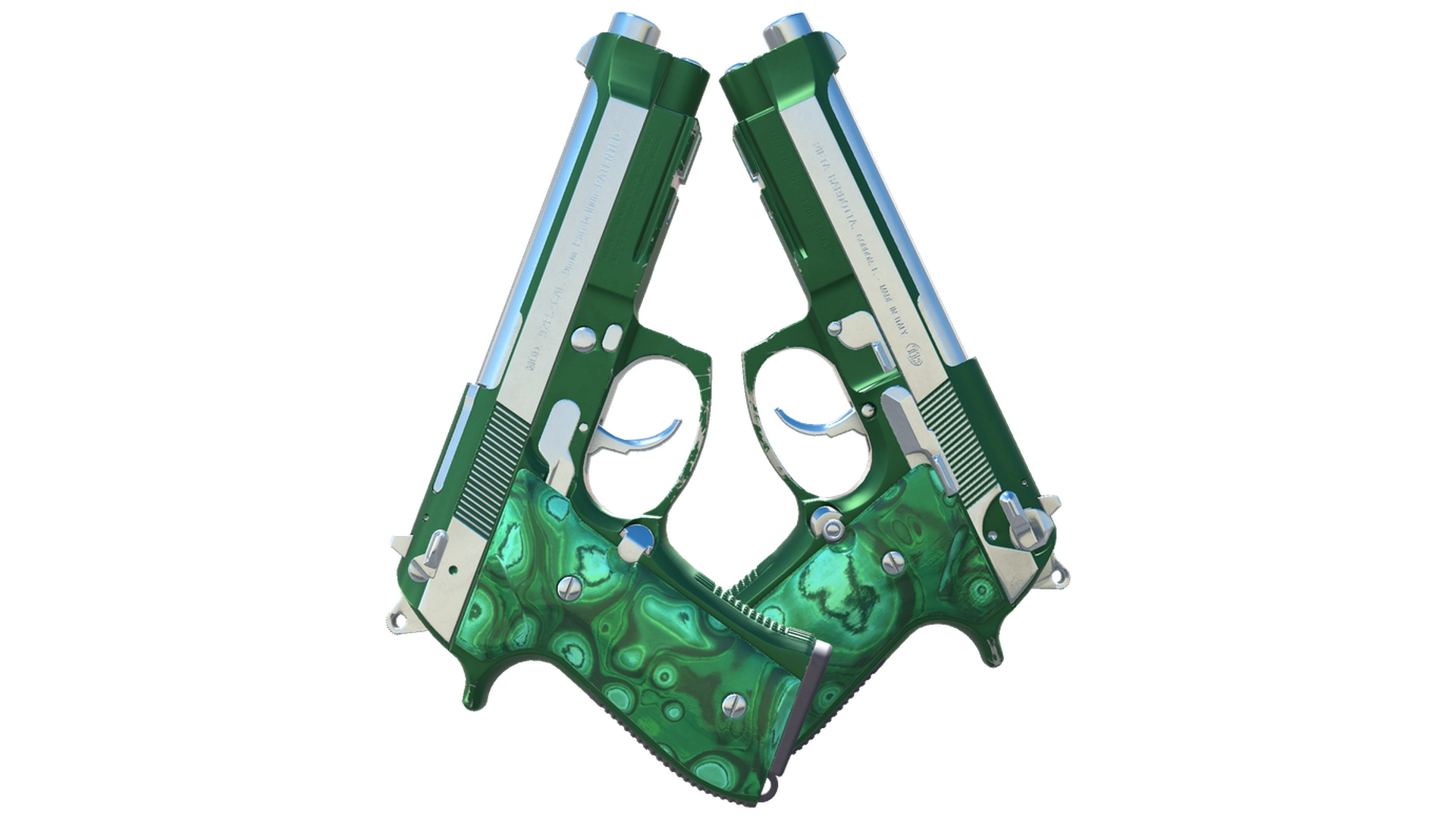 Polished Malachite image