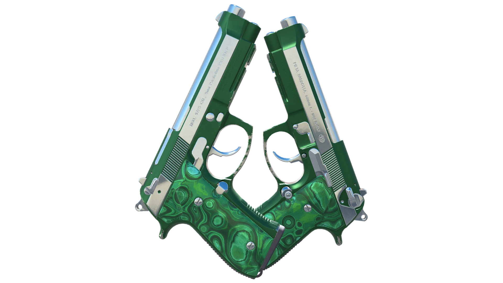 Polished Malachite image