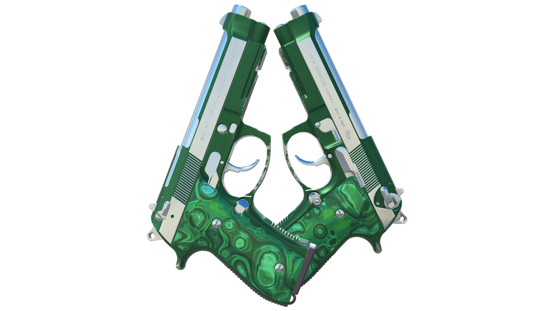 Polished Malachite image