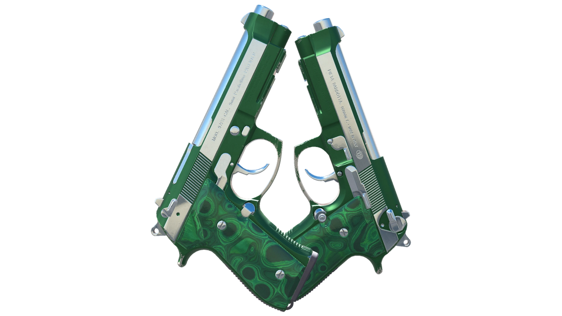 Polished Malachite image