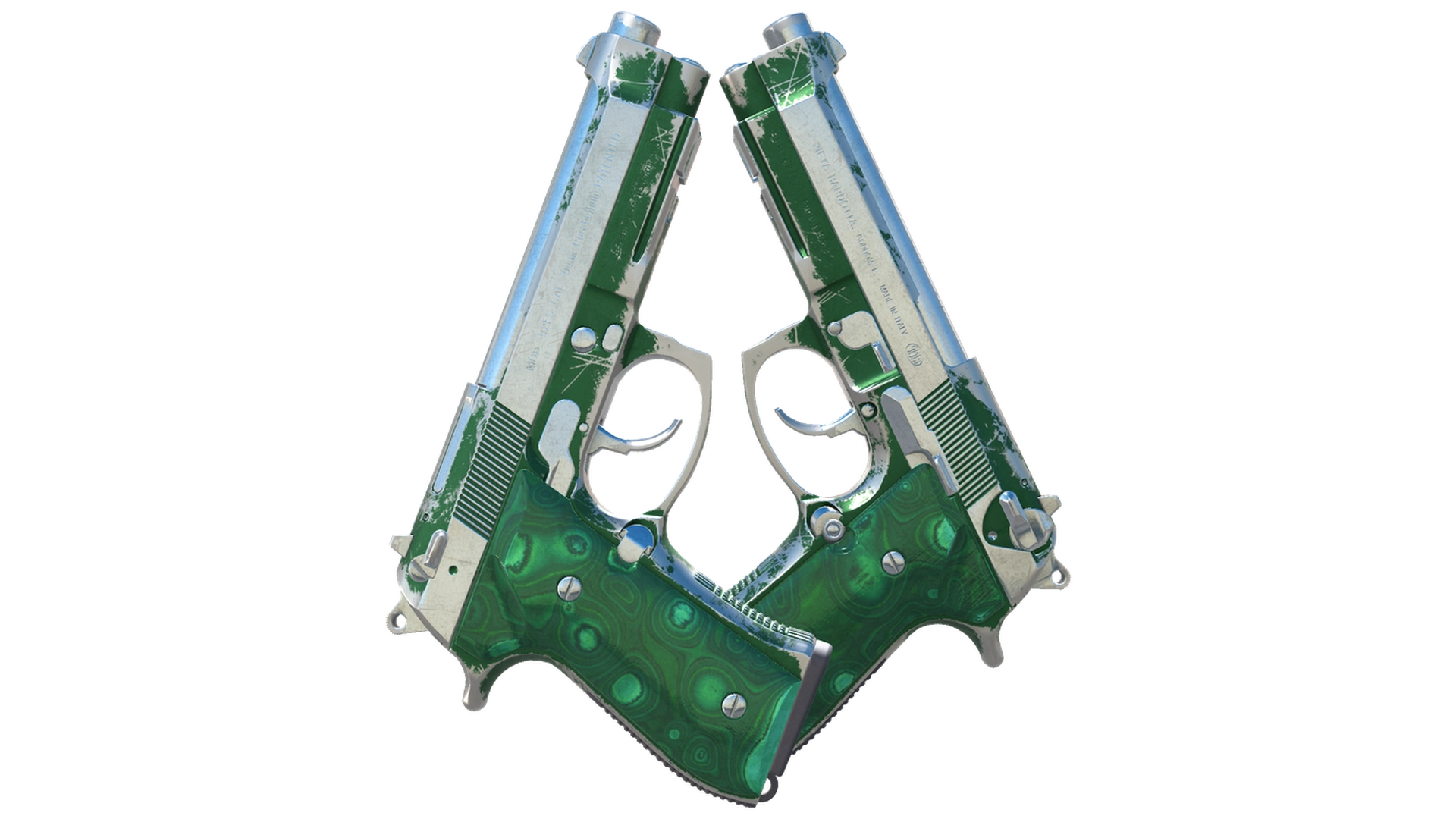 Polished Malachite image