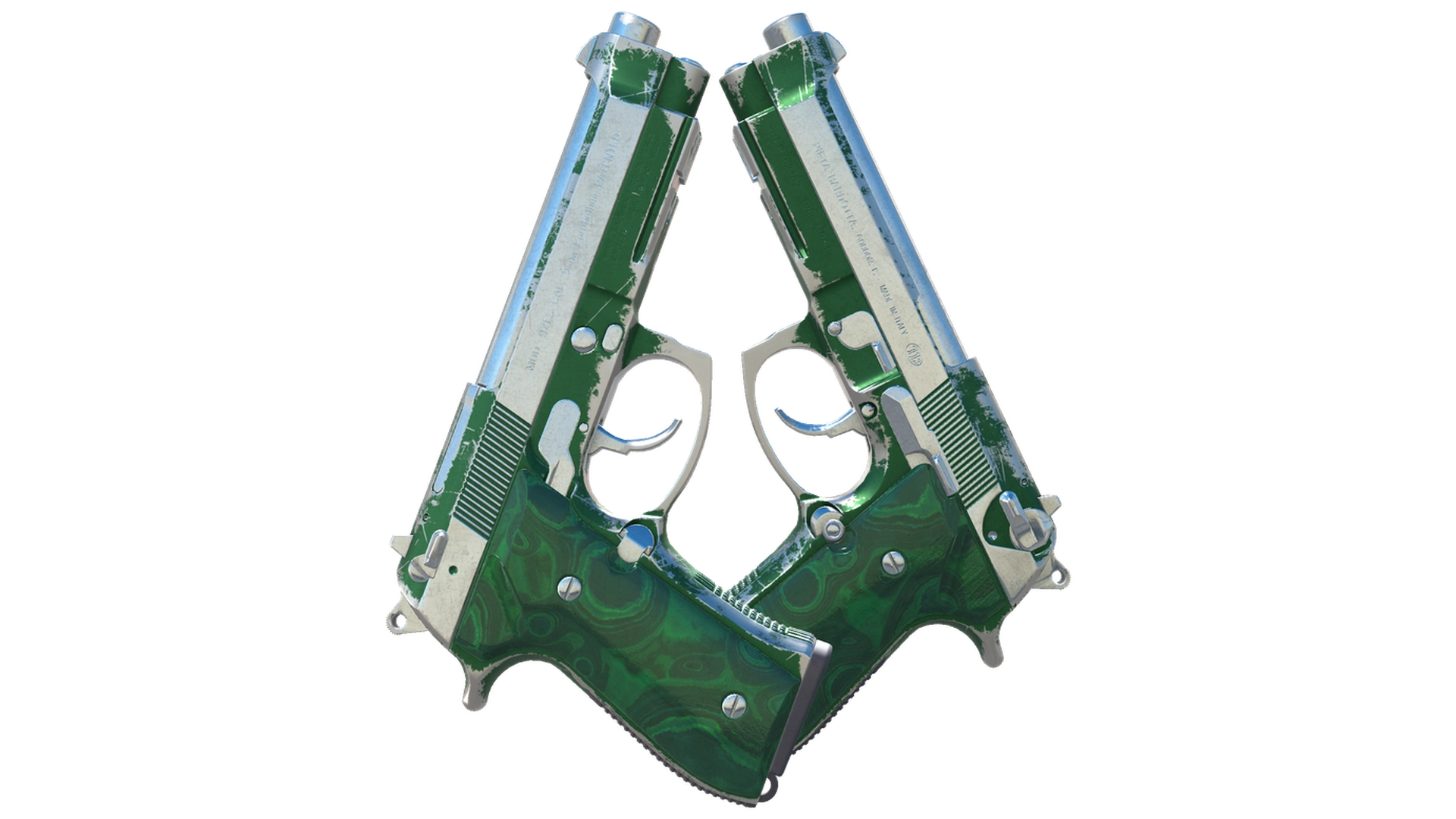 Polished Malachite image