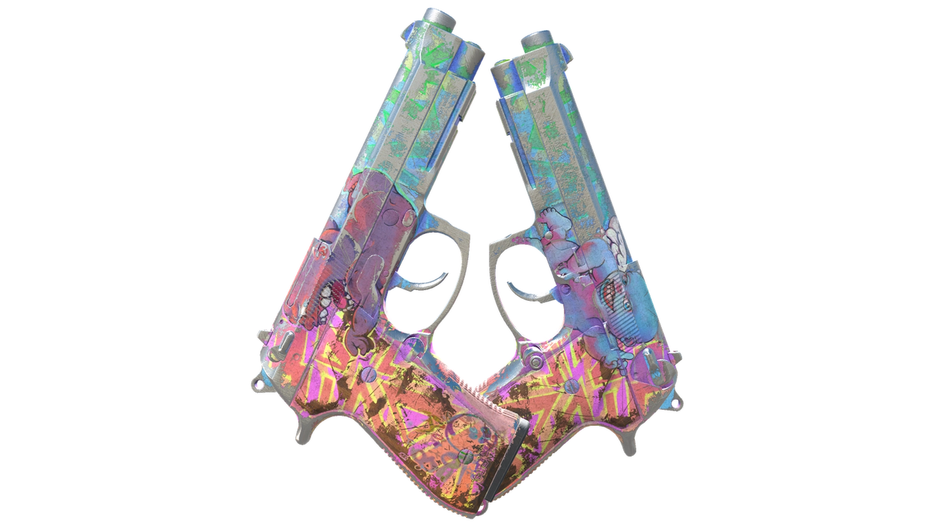 Dual Berettas | Sweet Little Angels (Battle-Scarred)