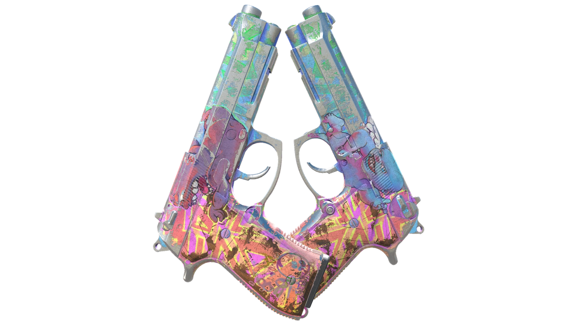 Dual Berettas | Sweet Little Angels (Battle-Scarred)