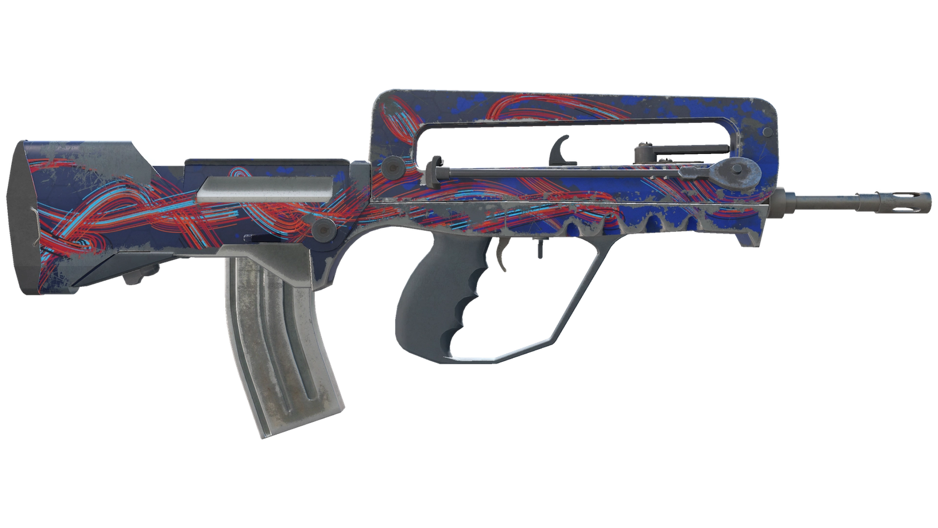 FAMAS | Afterimage (Well-Worn)