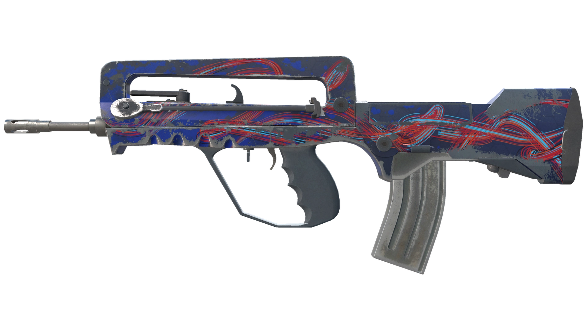 FAMAS | Afterimage (Well-Worn)