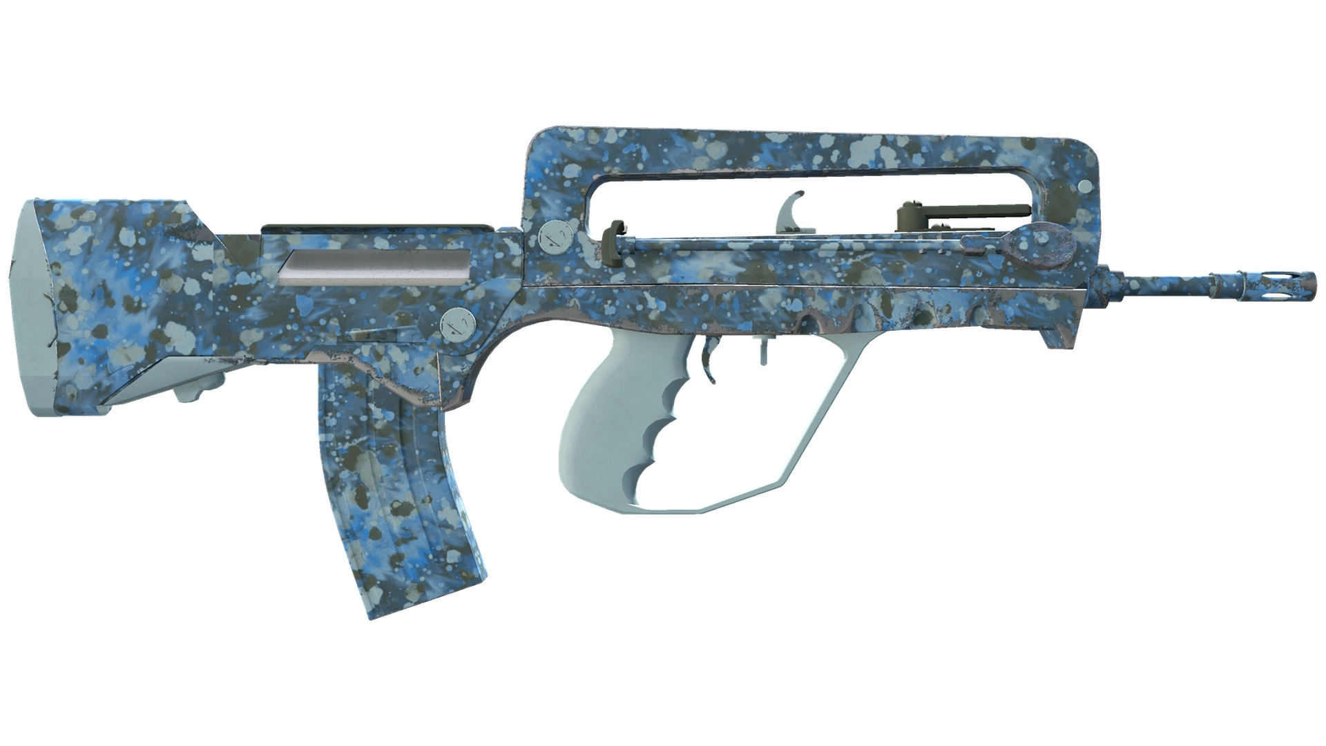 Cyanospatter image