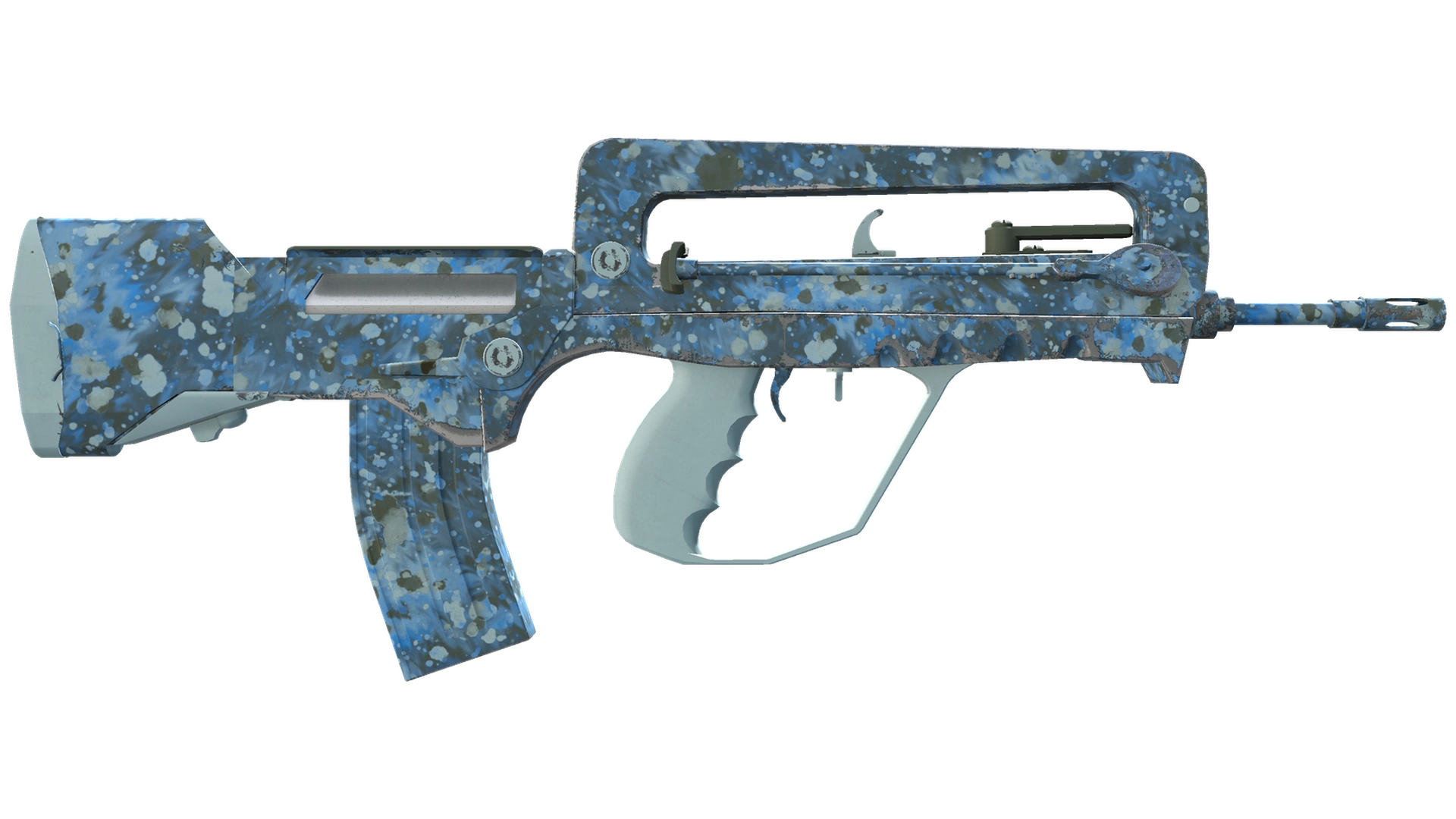 Cyanospatter image