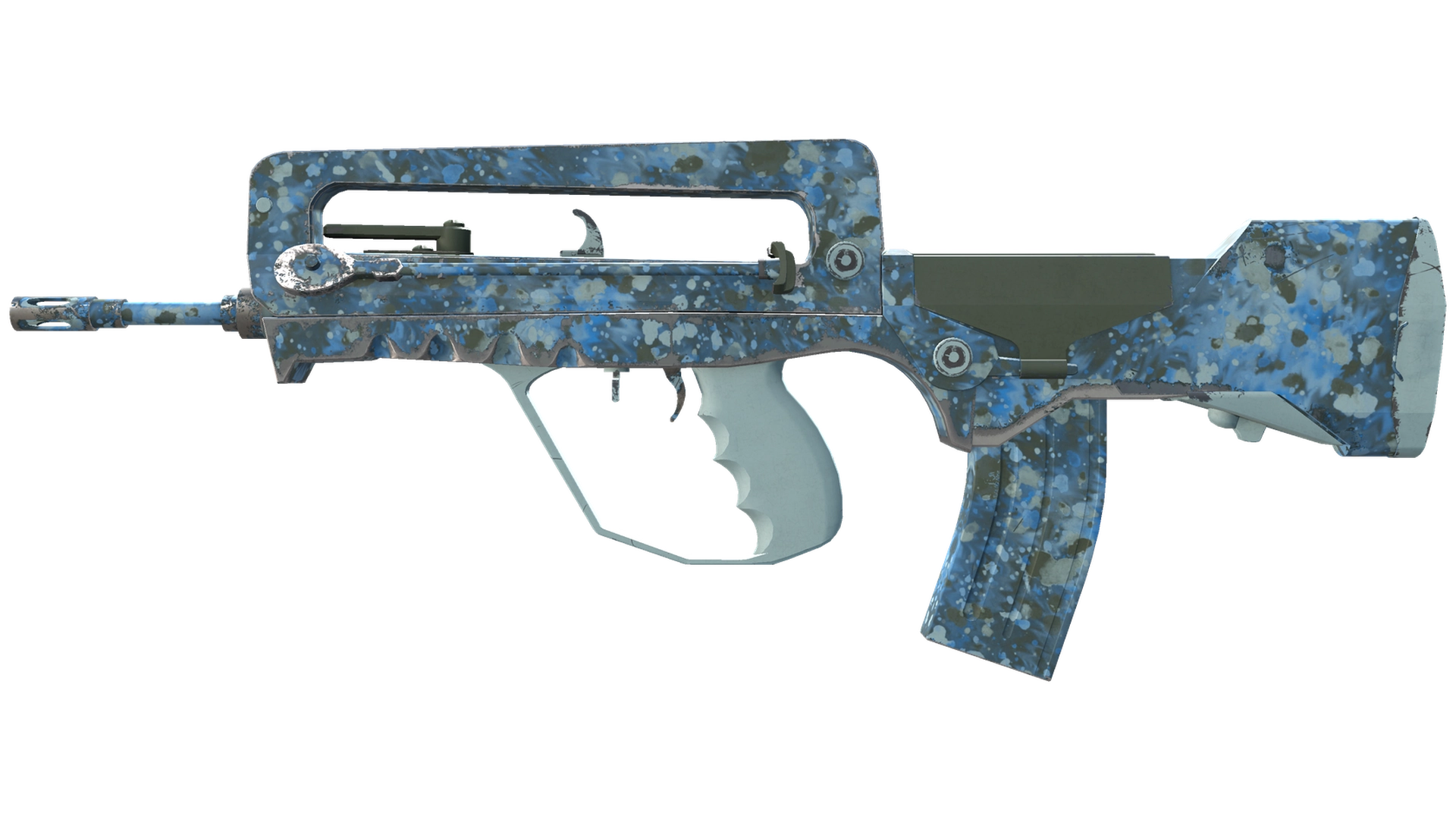 Cyanospatter image