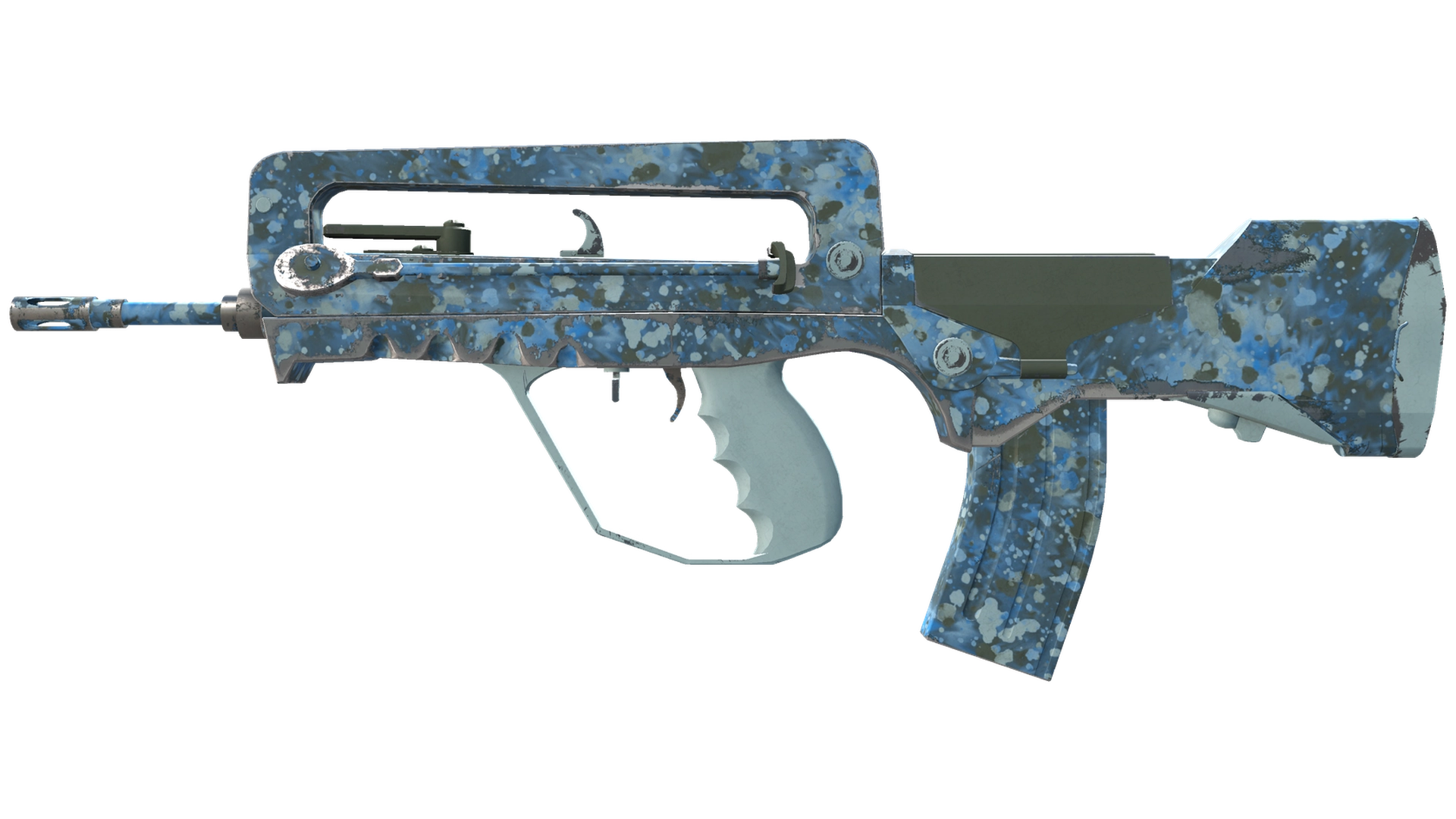 Cyanospatter image