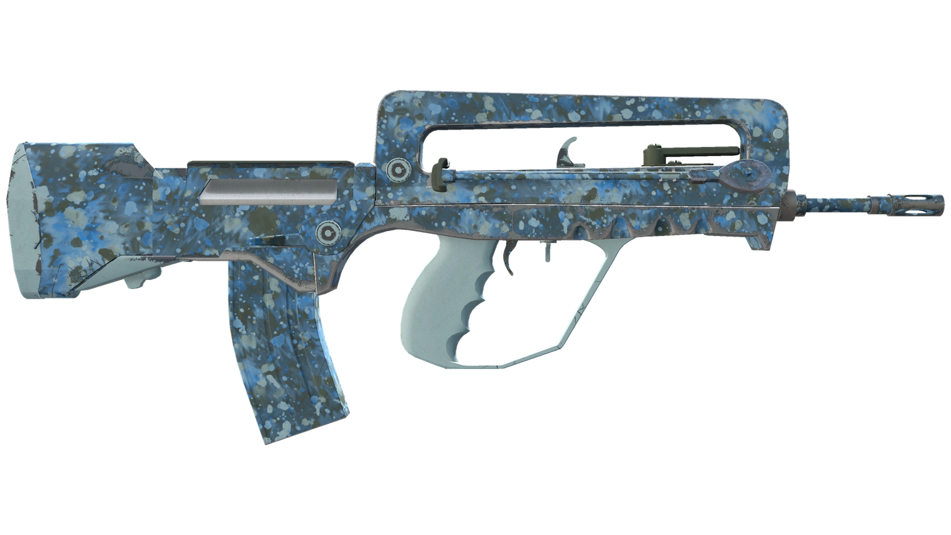 Cyanospatter image