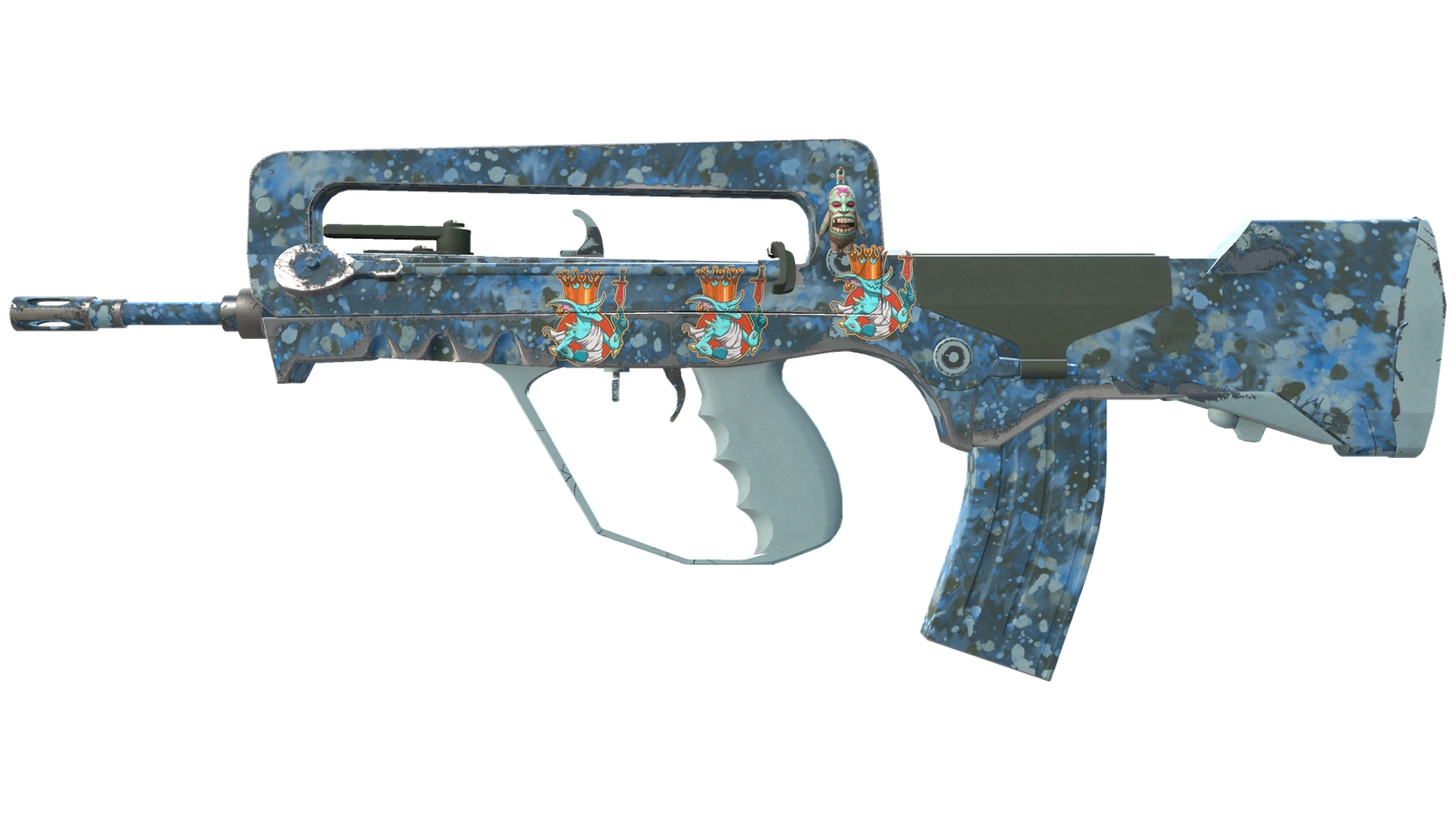 Cyanospatter image