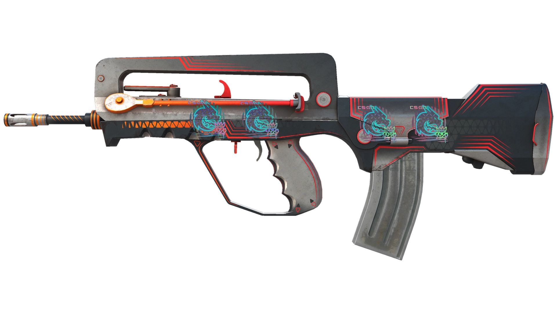 FAMAS | Valence (Well-Worn)