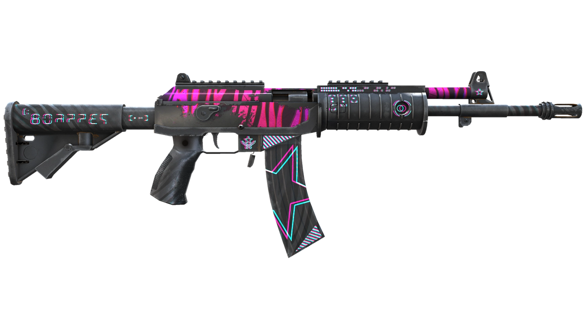 Galil AR | Chromatic Aberration (Battle-Scarred)