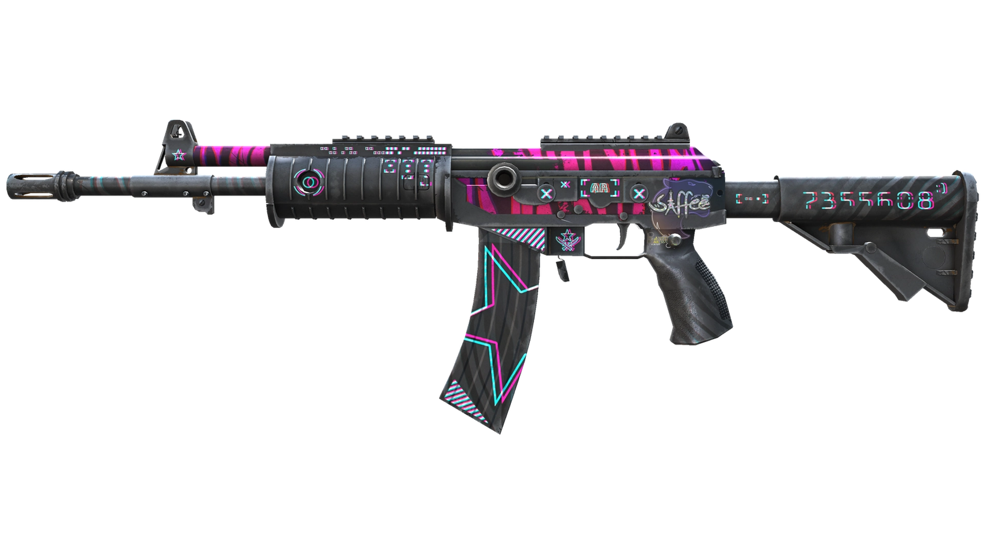 Galil AR | Chromatic Aberration (Battle-Scarred)