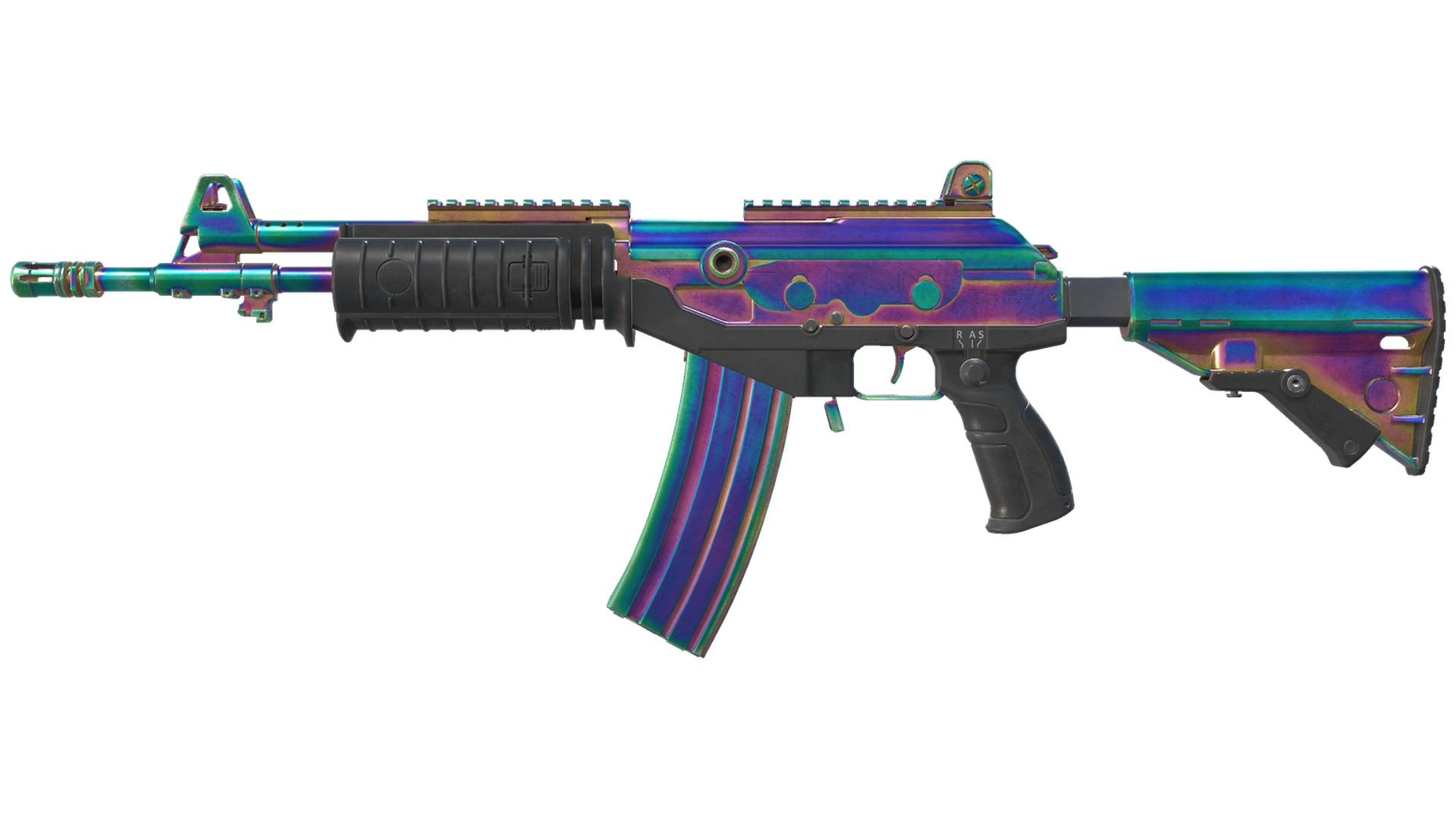 Galil AR | Rainbow Spoon (Battle-Scarred)