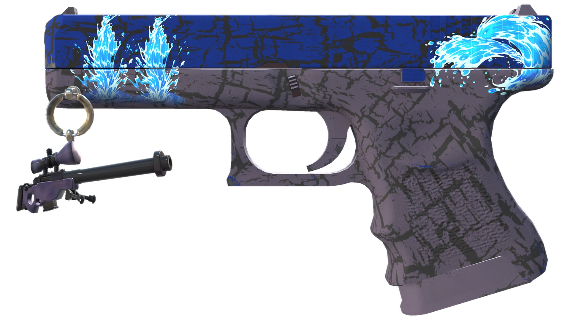 Glock-18 | Синяя трещина (Прямо с завода)