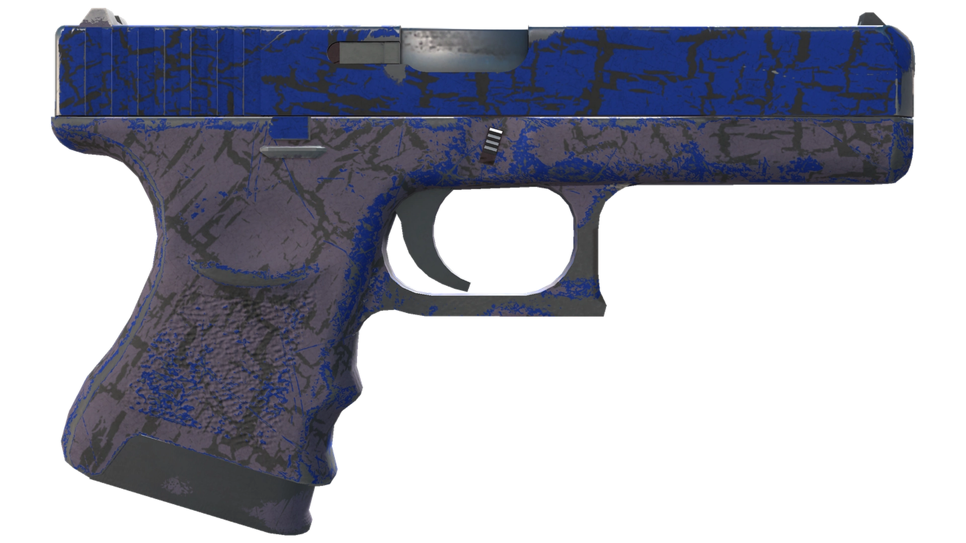 Glock-18 | Blue Fissure (Well-Worn)