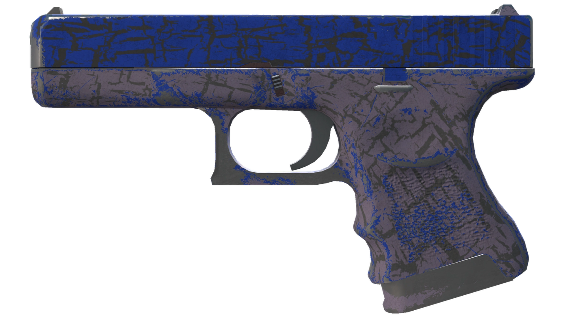 Glock-18 | Blue Fissure (Well-Worn)