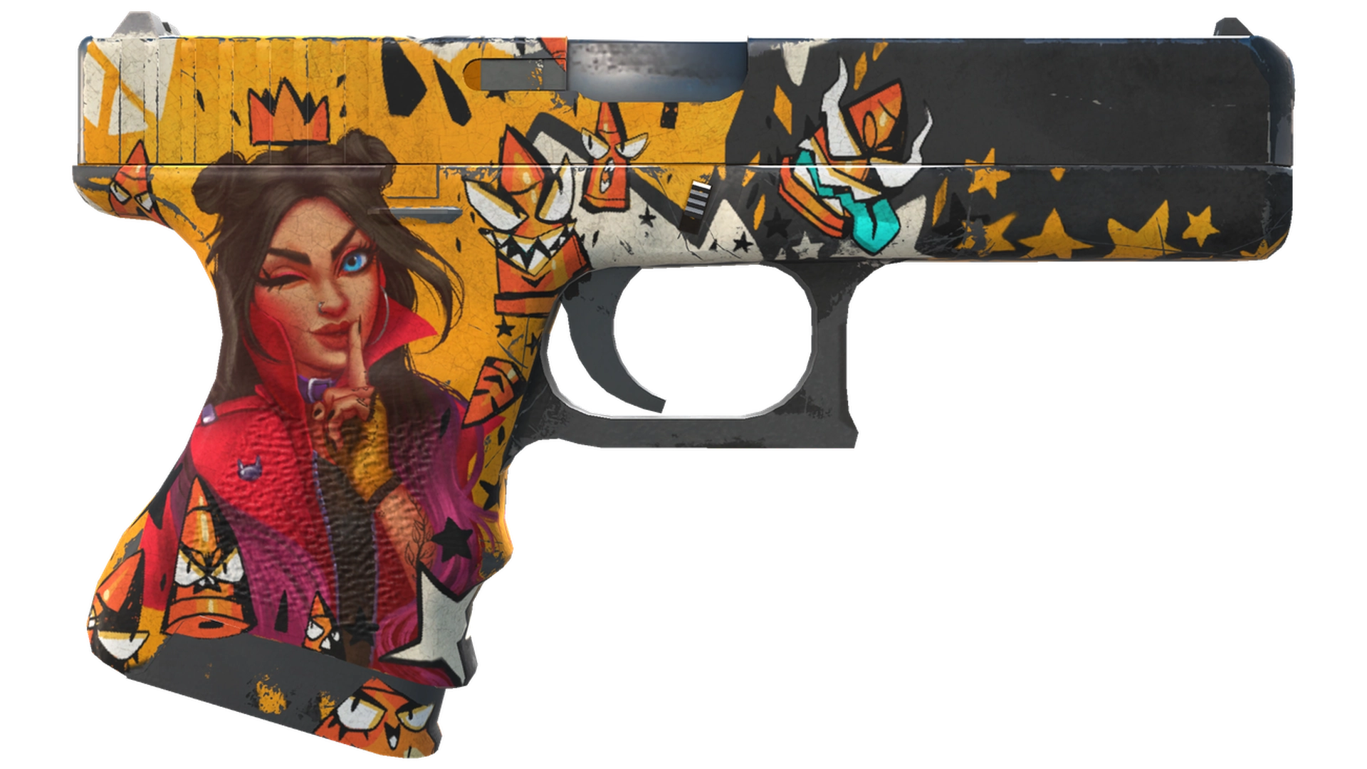 Glock-18 | Bullet Queen (Battle-Scarred)