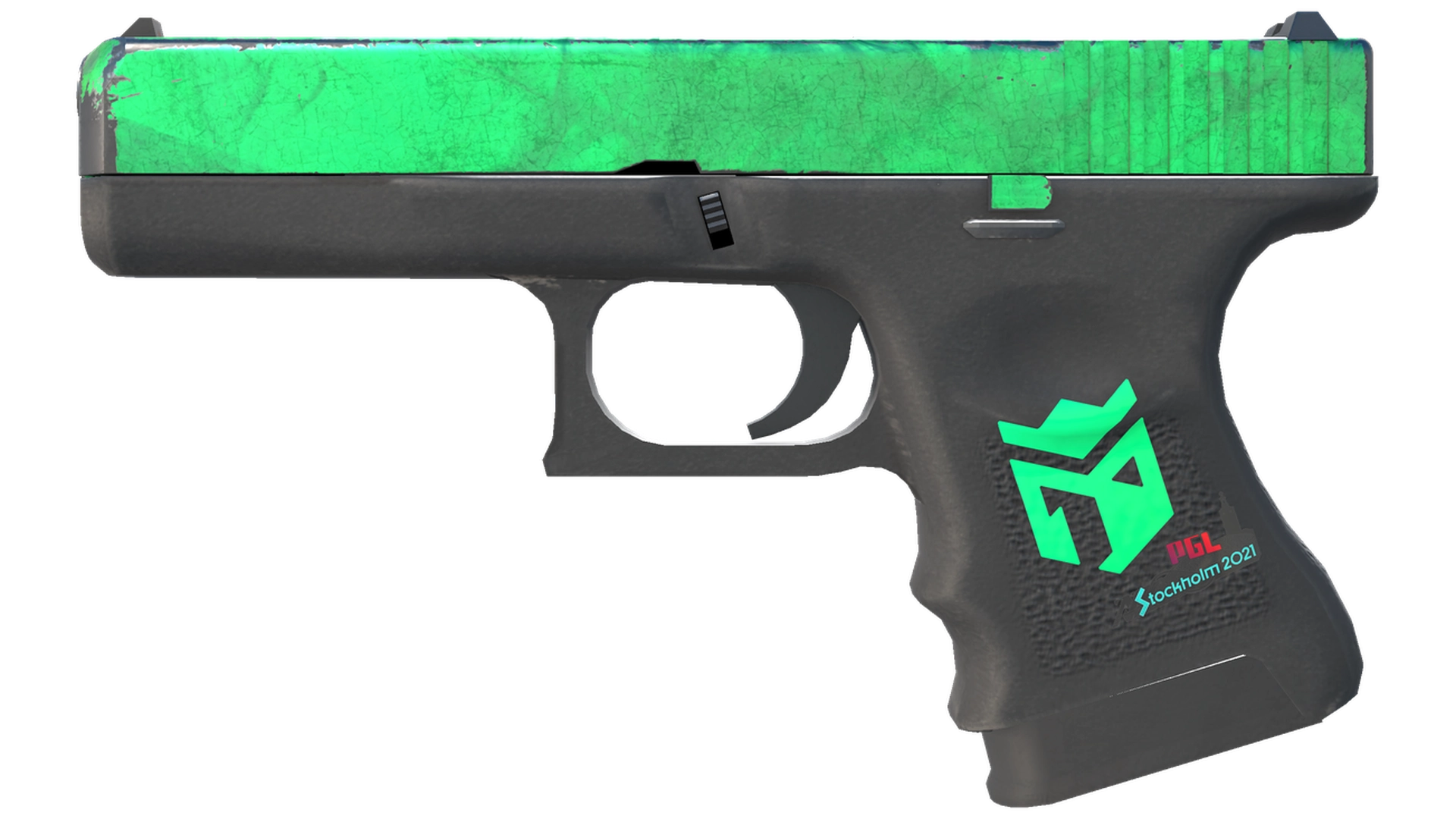 Glock-18 | Gamma Doppler Emerald (Well-Worn)
