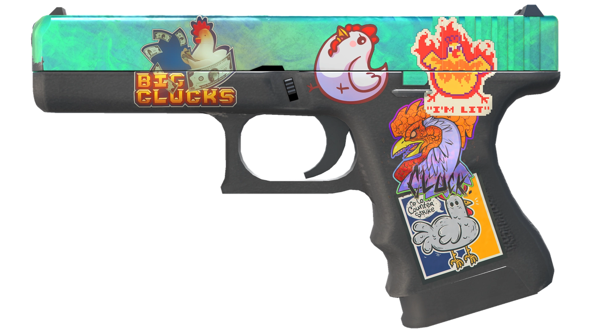 Glock-18 | Гамма-волны (Немного поношенное)