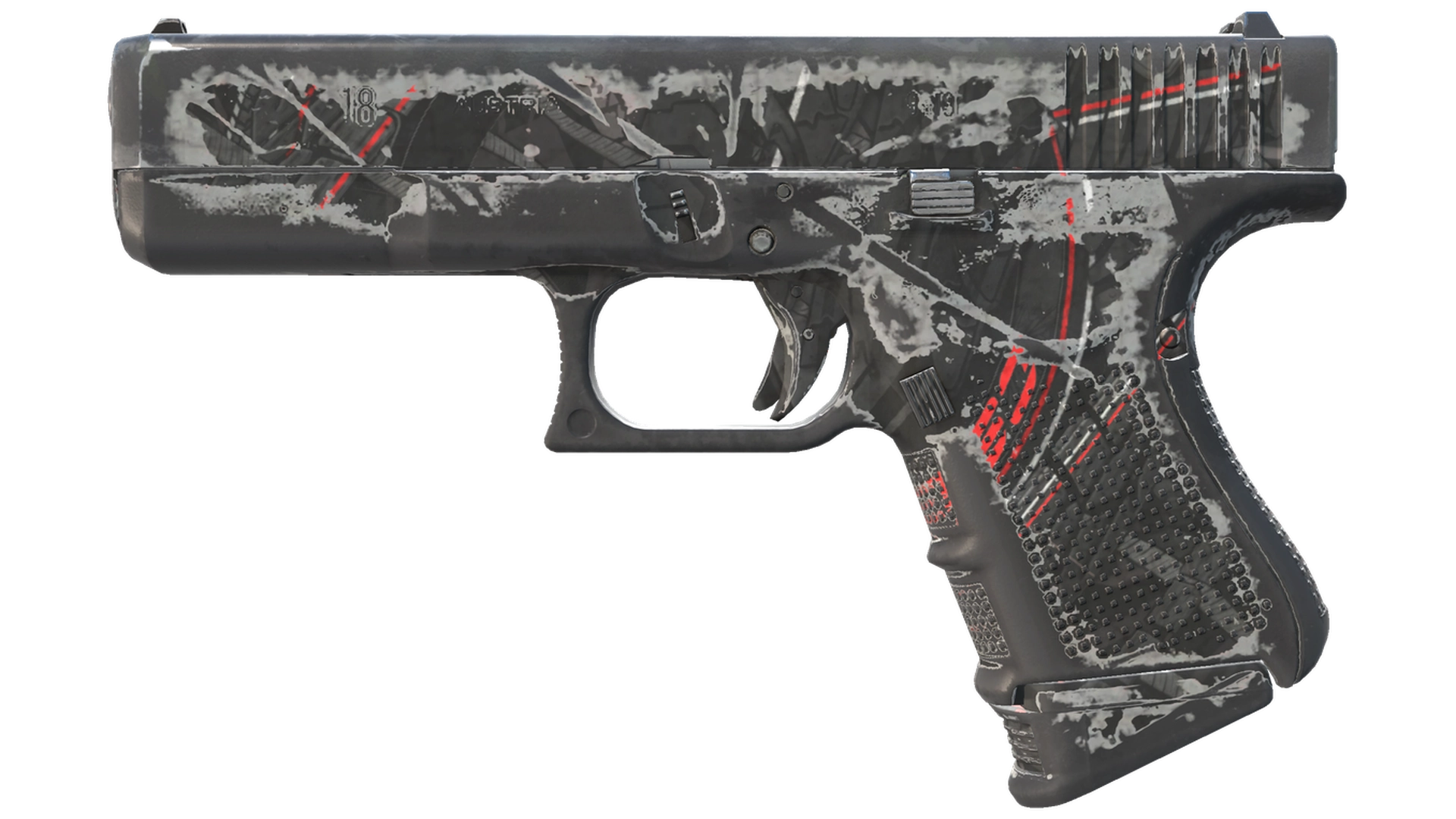 Glock-18 | Red Tire (Battle-Scarred)