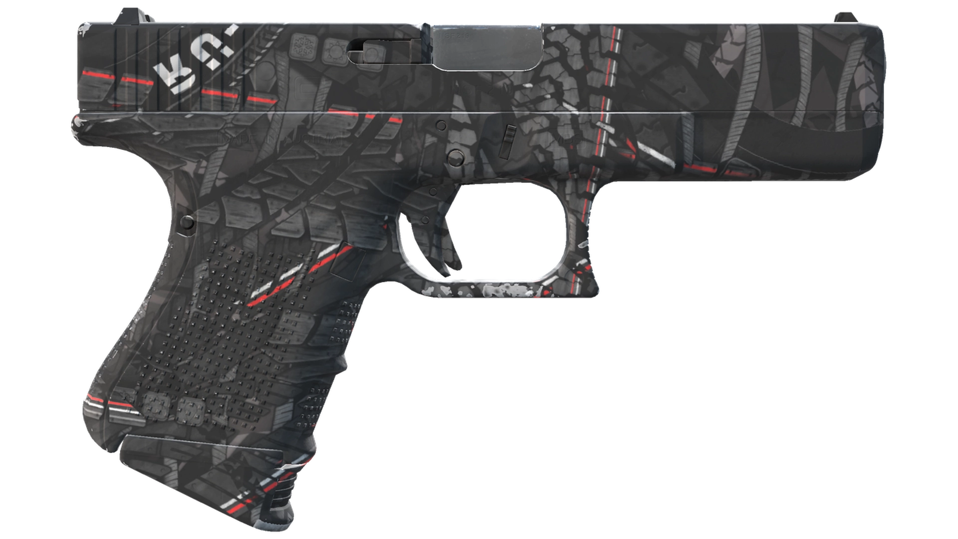 Glock-18 | Красные покрышки (Прямо с завода)