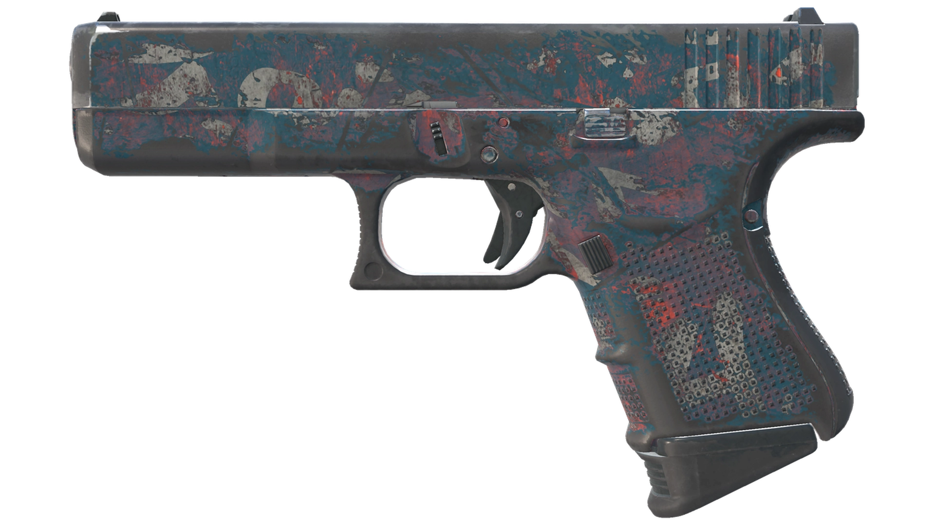 Glock-18 | Teal Graf (Battle-Scarred)