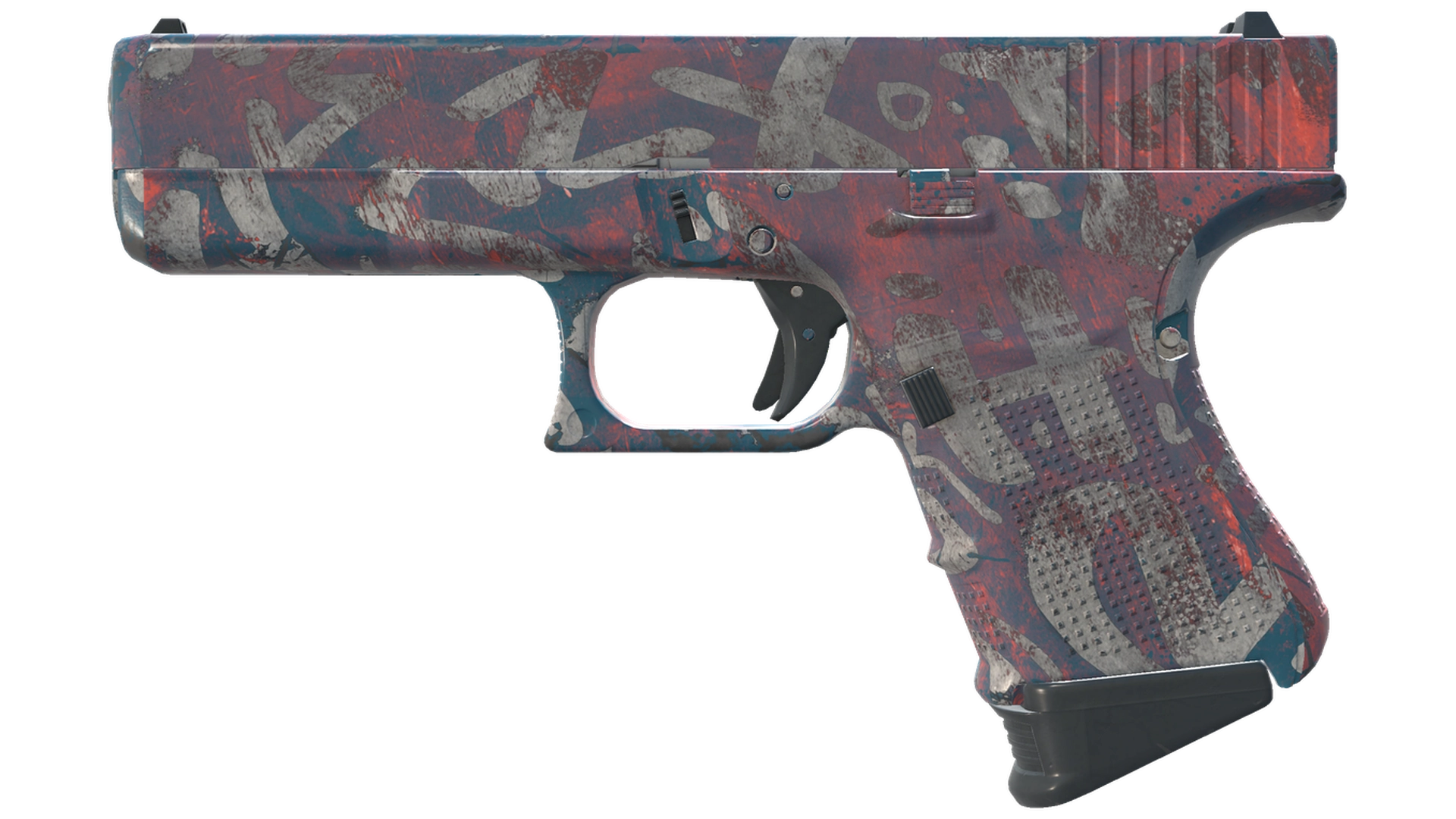 Glock-18 | Teal Graf (Minimal Wear)