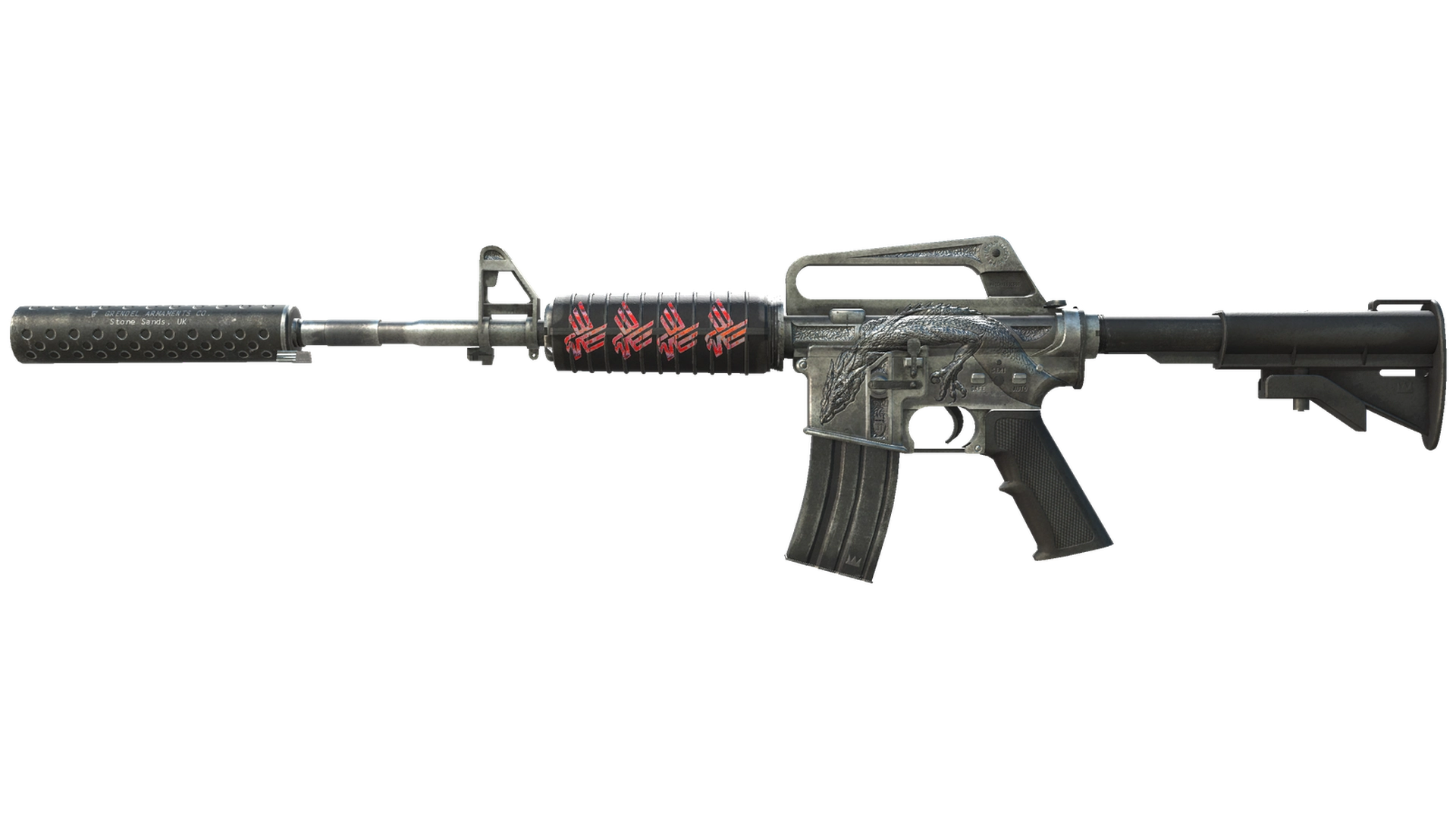 M4A1-S | Basilisk (Battle-Scarred)