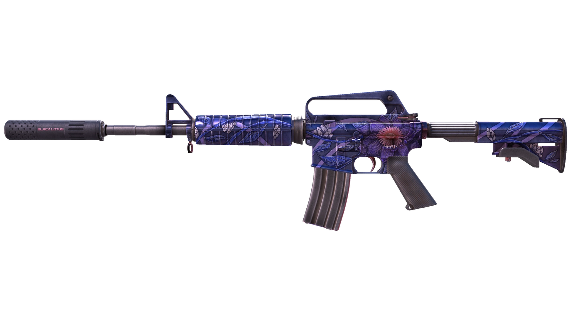 M4A1-S | Black Lotus (Battle-Scarred)